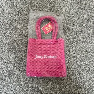 NWT Juicy Couture Fuchsia Small Bag/Pochette/Tote